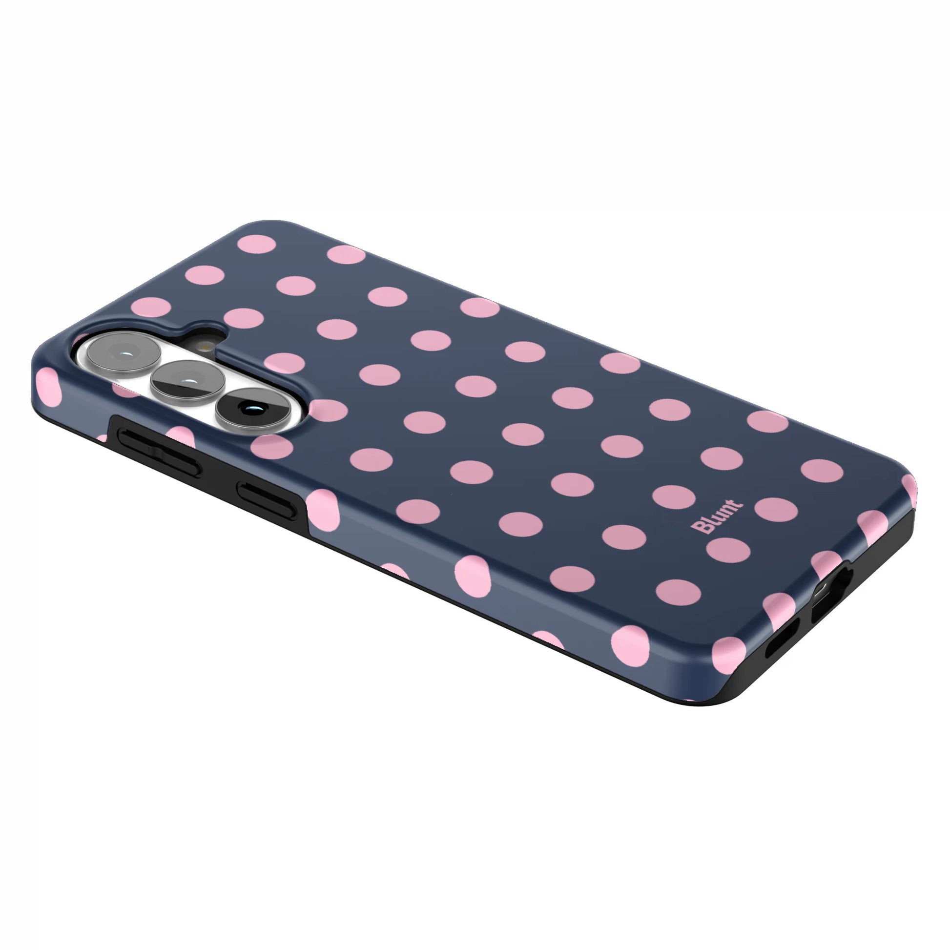 Navy-Polka-samsung-case-Galaxy S26 Plus-2