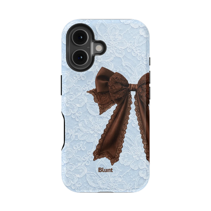 Bleu Bow iPhone Case