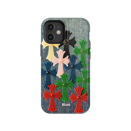 Cross Stitch iPhone Case