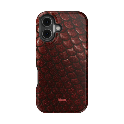 Crimson Depth iPhone Case