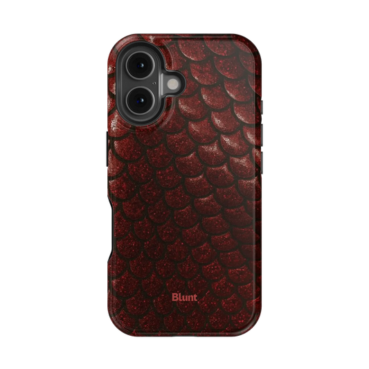 Crimson Depth iPhone Case