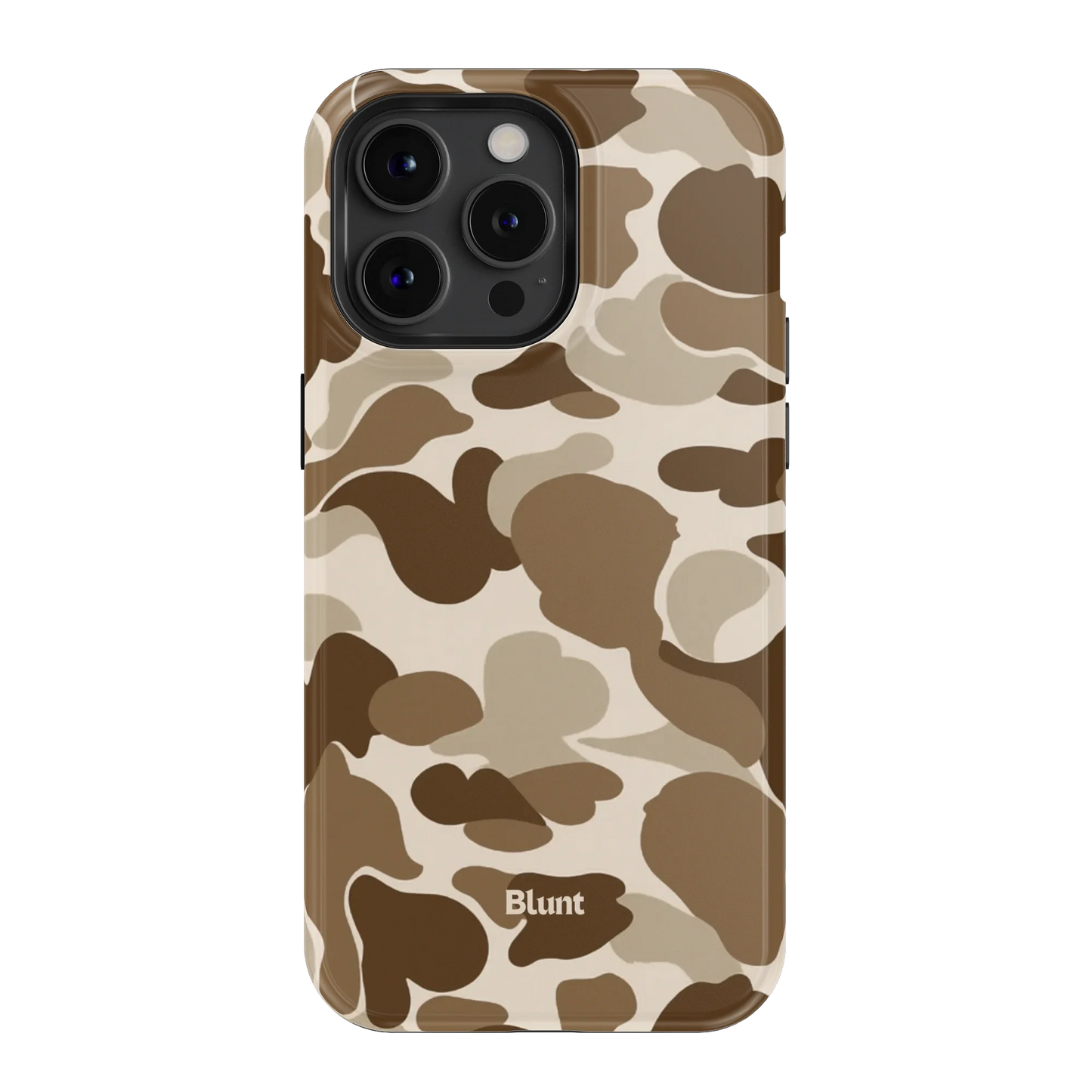 Brown Camo iPhone Case