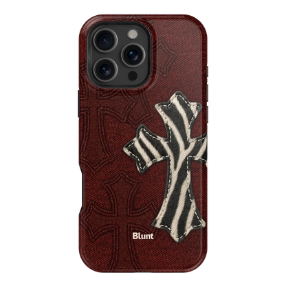 Zebrascale Cross iPhone Case