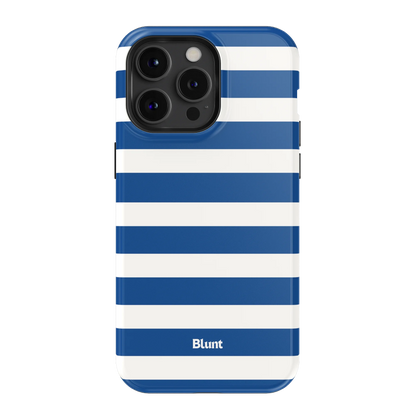 Navy Stripe iPhone Case