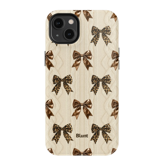 Cheetah Knit iPhone Case