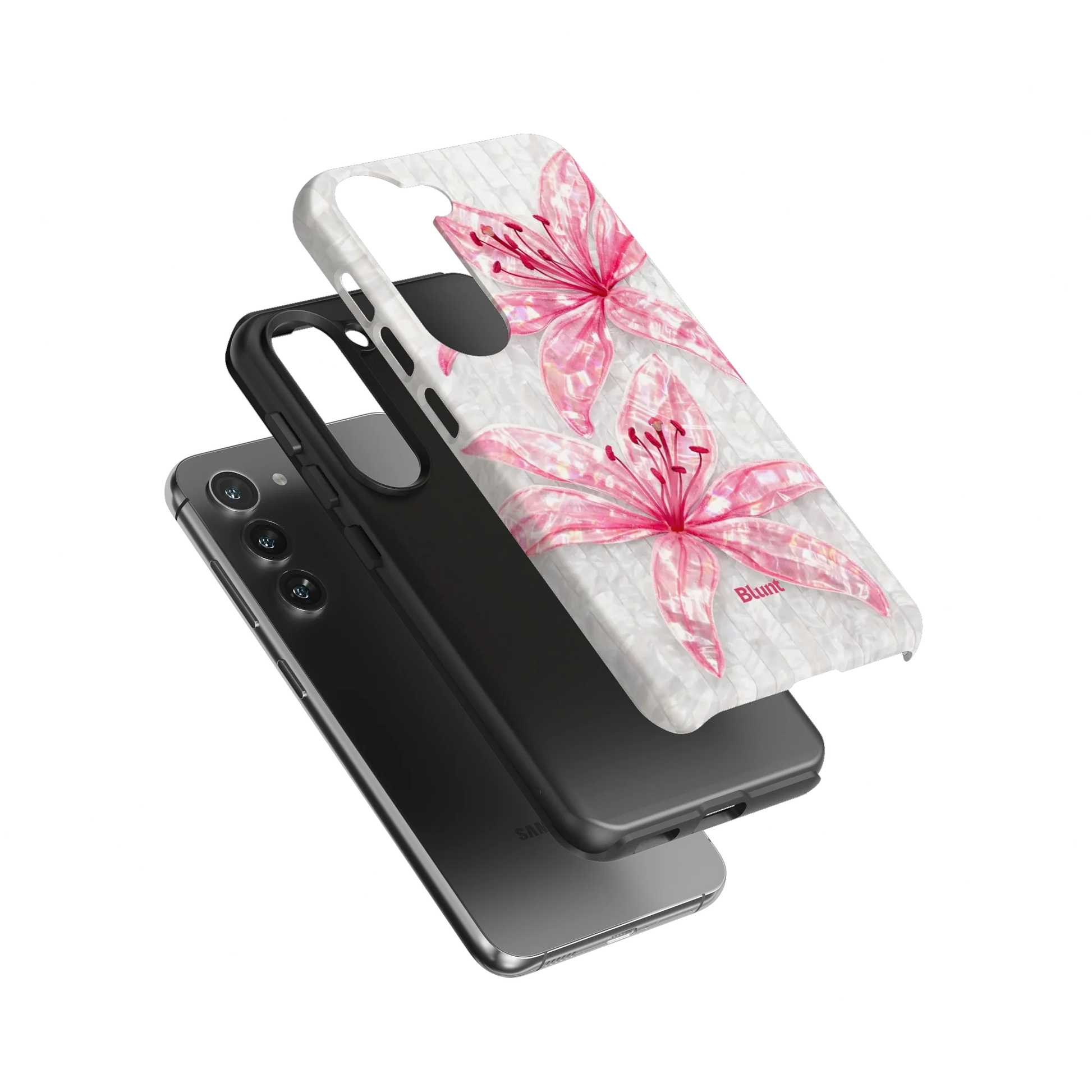 Pink-Floral-Luster-samsung-case-S23-3