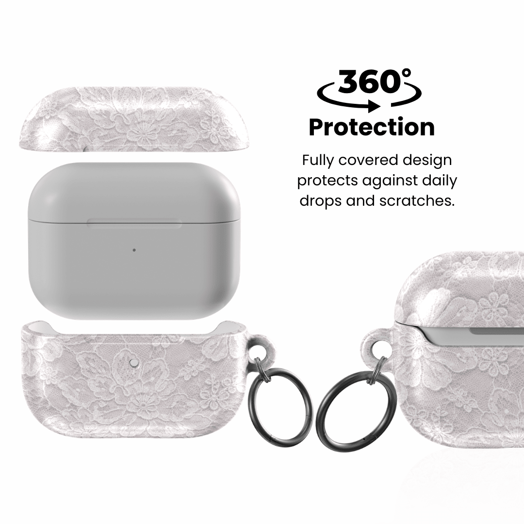 Ivory Lace AirPod Case - Blunt Cases
