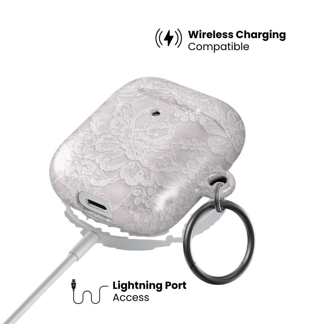Ivory Lace AirPod Case - Blunt Cases
