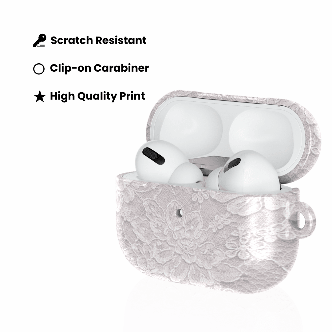 Ivory Lace AirPod Case - Blunt Cases