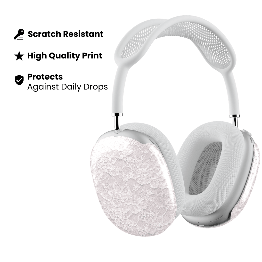 Ivory Lace AirPod Max Case - Blunt Cases