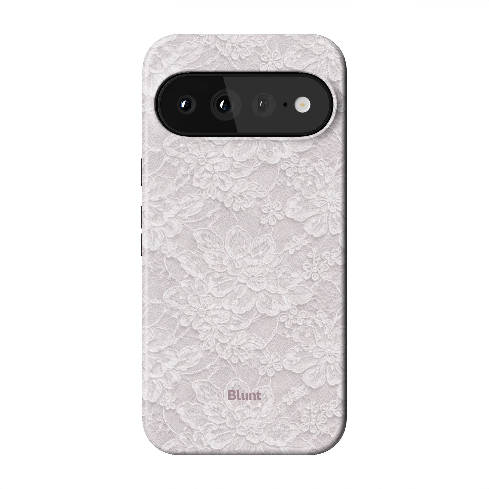 Ivory Lace Pixel Case - Blunt Cases