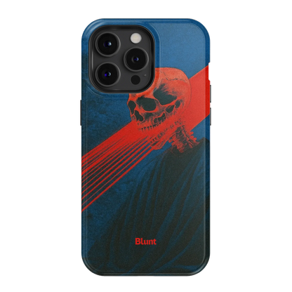Crimson Slash iPhone Case