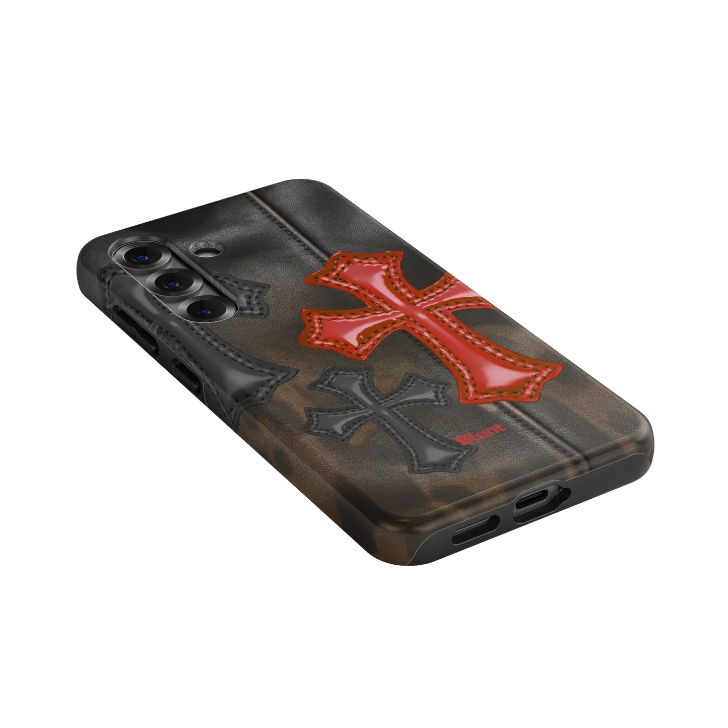 Leather Crosses Samsung Case