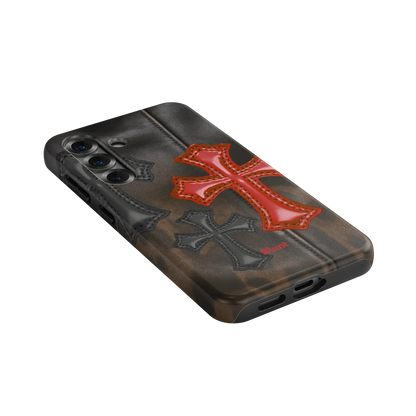 Leather Crosses Samsung Case