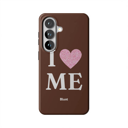 Brown-I-Love-Me-samsung-case-Galaxy S26-1