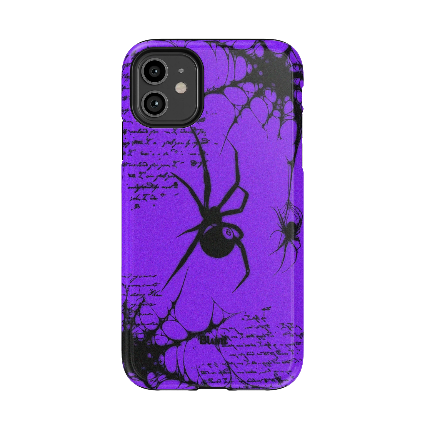 Violet Script iPhone Case