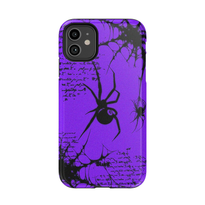 Violet Script iPhone Case