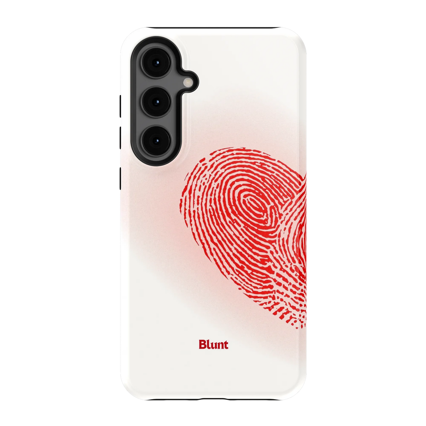 Heart Print White Samsung Case