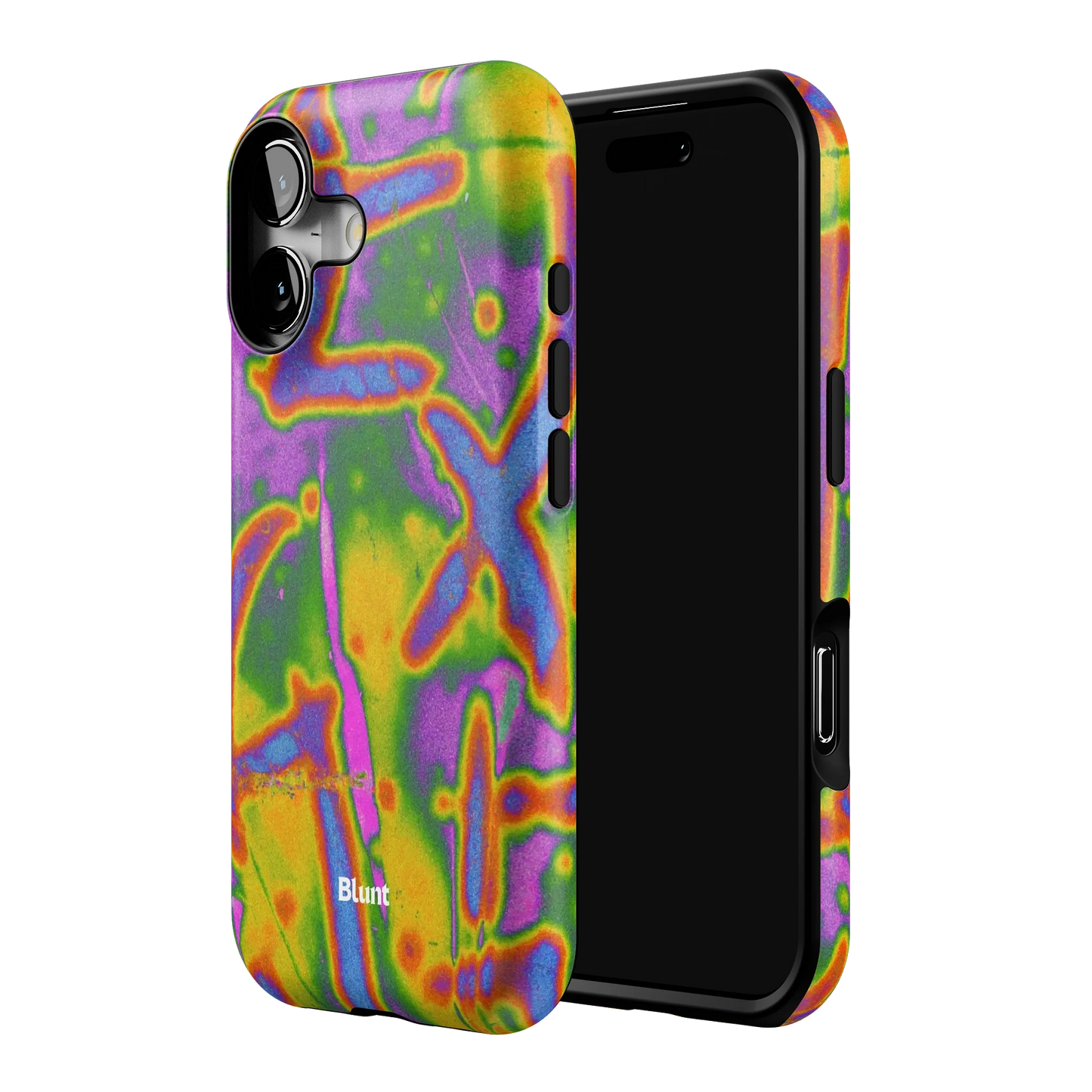 Neon Terrain iPhone Case
