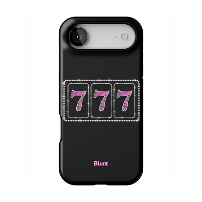 Pink Lucky 777 iPhone Case