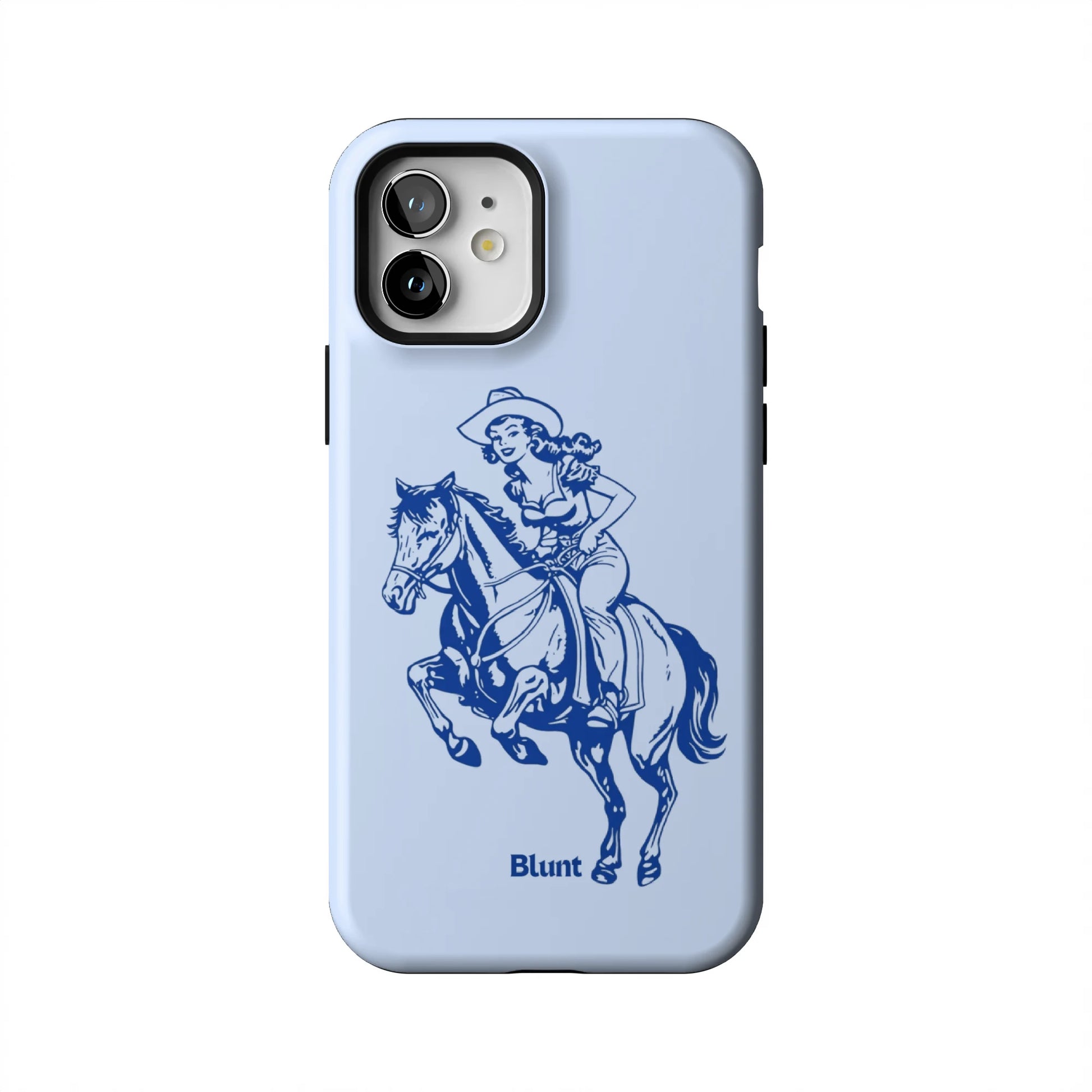 Blue-Lasso-Lady-iphone-case-iPhone 12-1