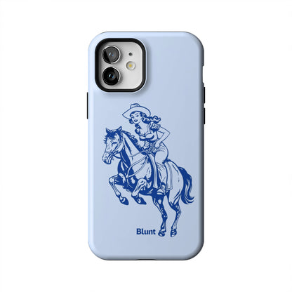 Blue-Lasso-Lady-iphone-case-iPhone 12-1