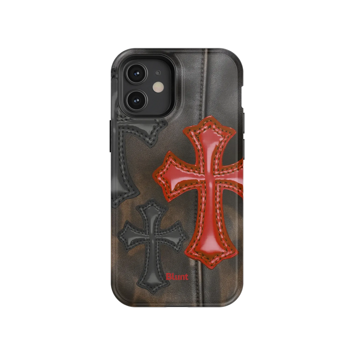 Leather Crosses iPhone Case