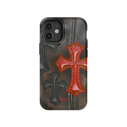 Leather Crosses iPhone Case