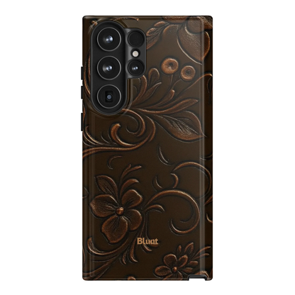 Tooled Leather Samsung Case