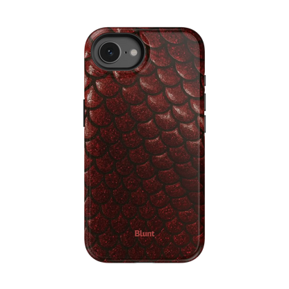 Crimson Depth iPhone Case