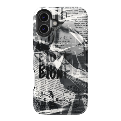 Black Love Letter iPhone Case