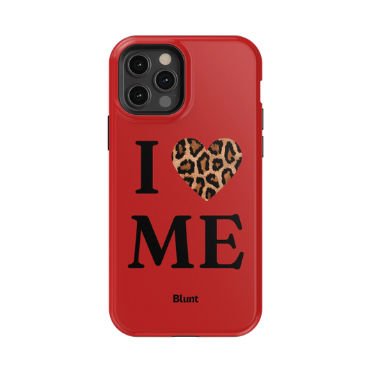 Red I Love Me iPhone Case