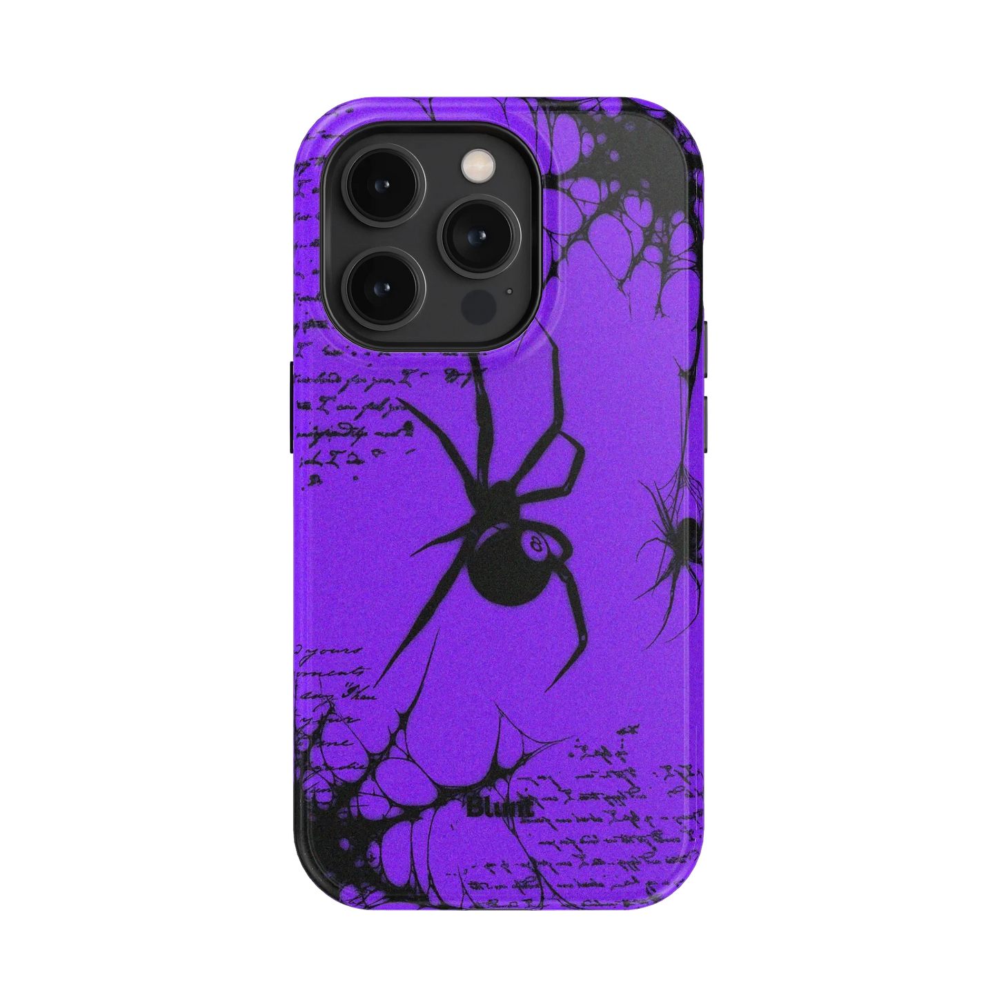 Violet Script iPhone Case