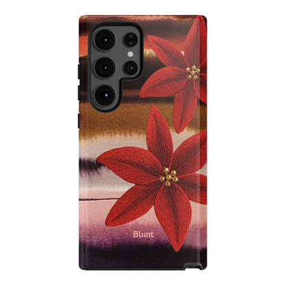 Crimson Bloom Samsung Case