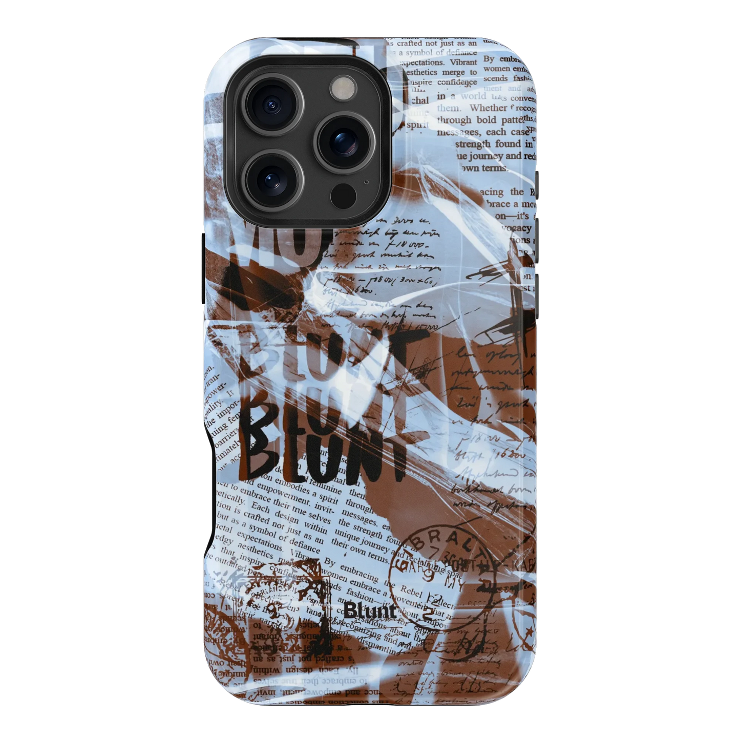 Blue Love Letter iPhone Case