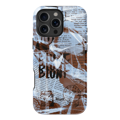 Blue Love Letter iPhone Case