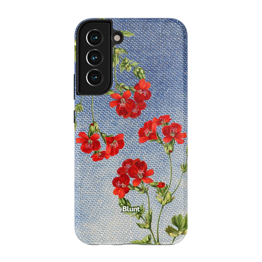 Denim-Posy-samsung-case-Galaxy S22 Plus-1