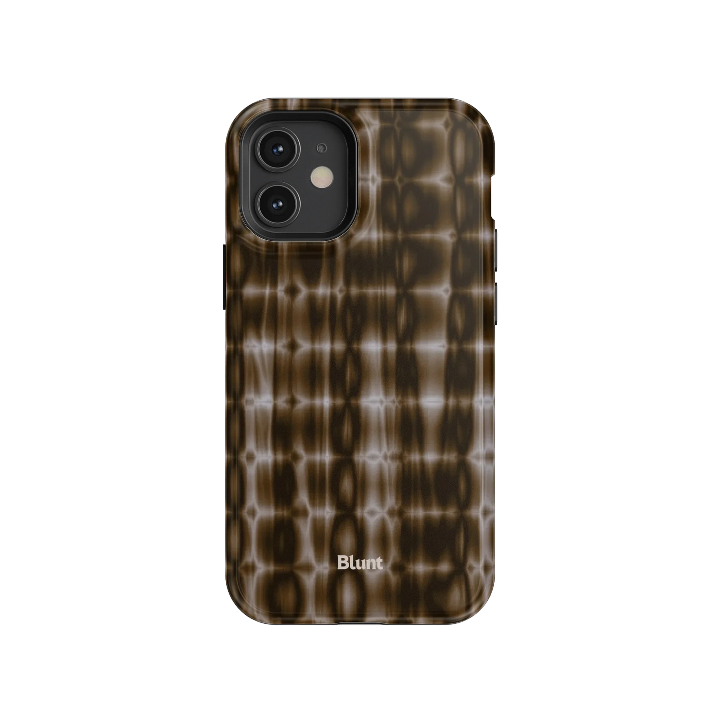Brown Ripple iPhone Case