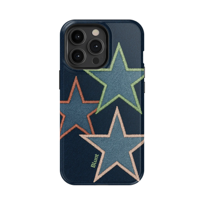 Neon Stars iPhone Case