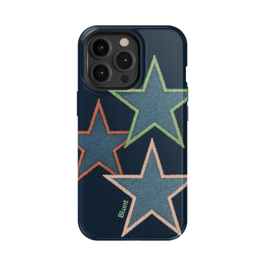 Neon Stars iPhone Case