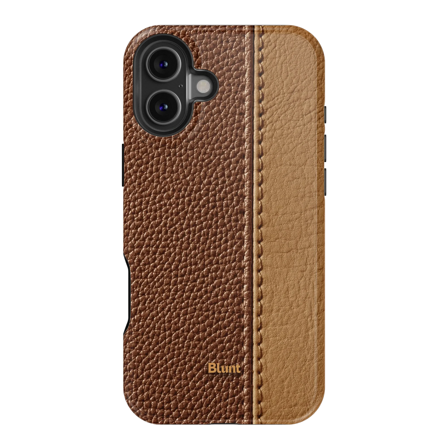 Two-Tone Walnut iPhone Case
