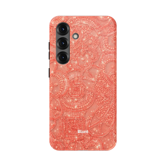 Coral-Glam-samsung-case-Galaxy S25-1