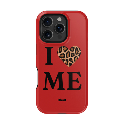 Red I Love Me iPhone Case