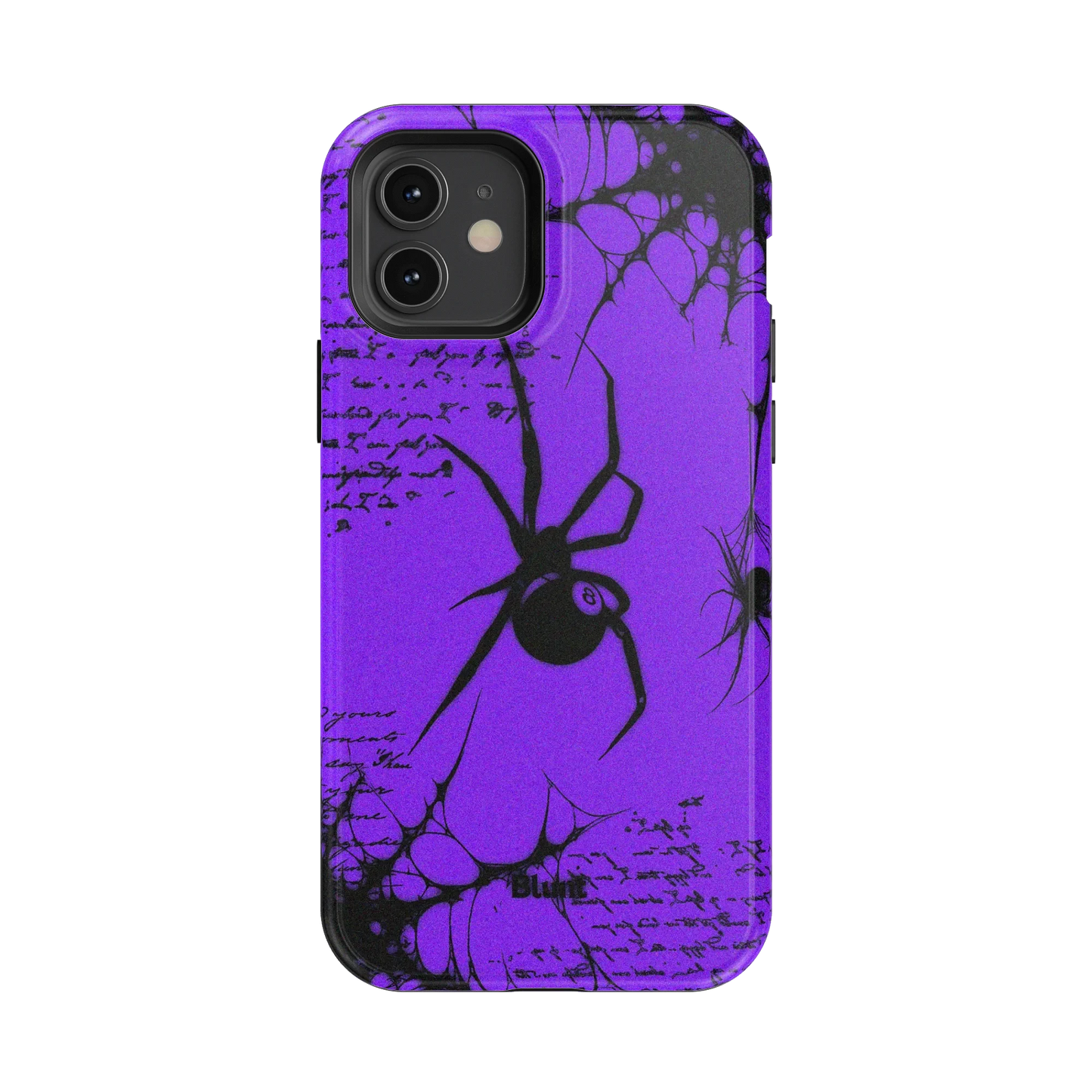 Violet Script iPhone Case