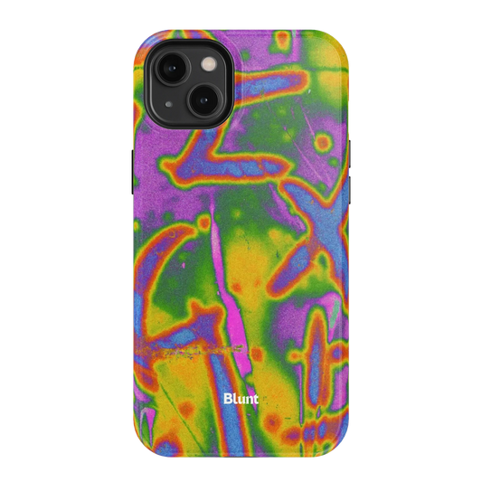 Neon Terrain iPhone Case
