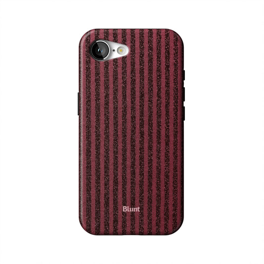 Red-Sparkle-Stripe-iphone-case-iPhone 17 E-1