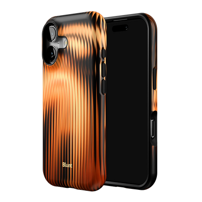 Copper Ripple iPhone Case