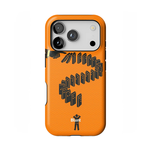 Domino Run iPhone Case