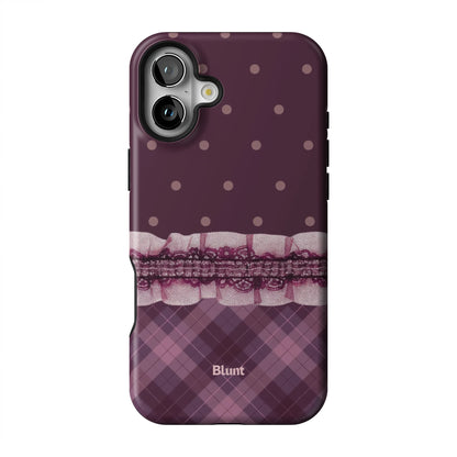 Lilac-Lattice-iphone-case-iPhone 16 Plus-1