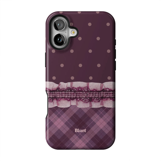 Lilac-Lattice-iphone-case-iPhone 16 Plus-1